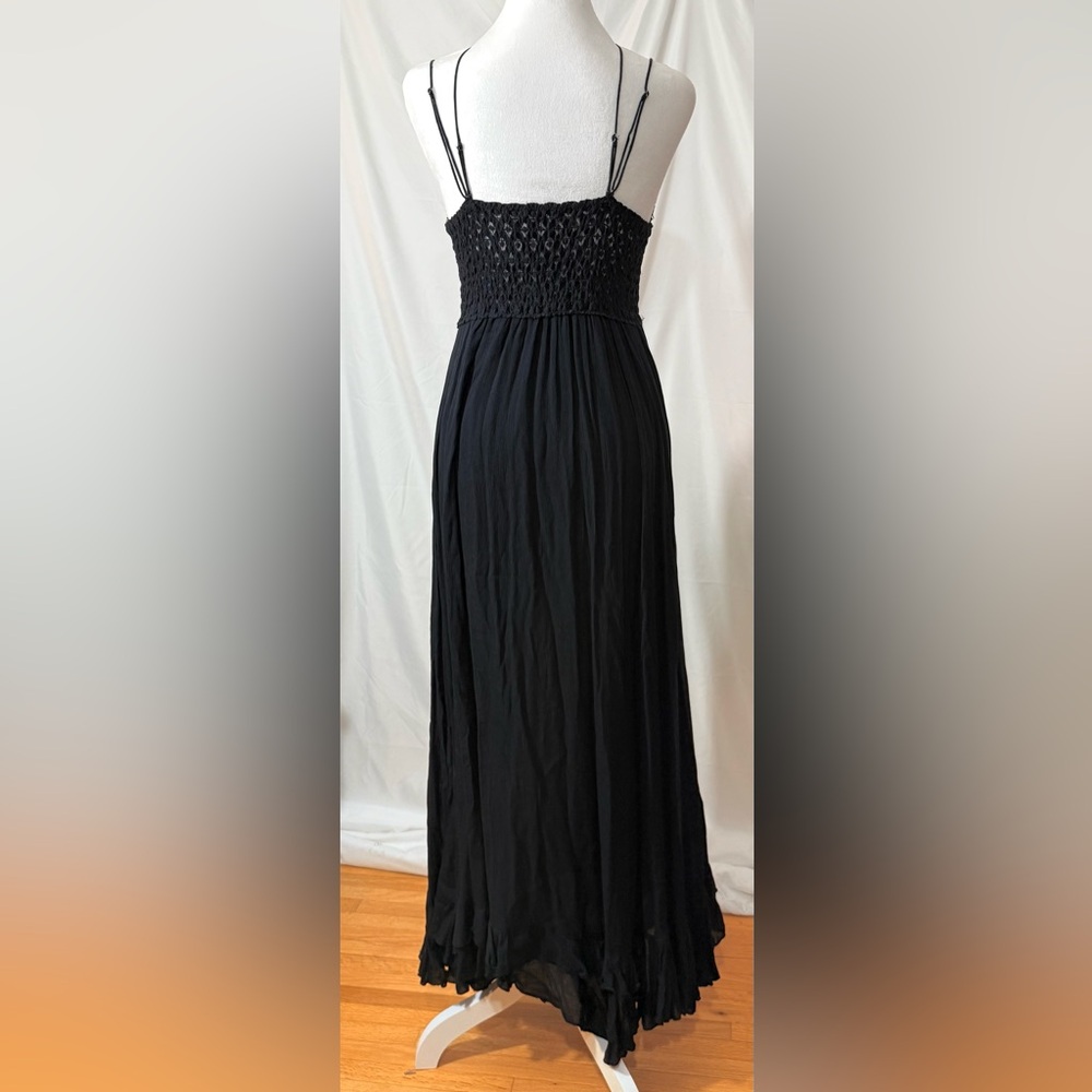 Free People Adella Maxi Slipdress With Sheer Lace Bodice And A Ruffled Skirt - Picture 9 of 13